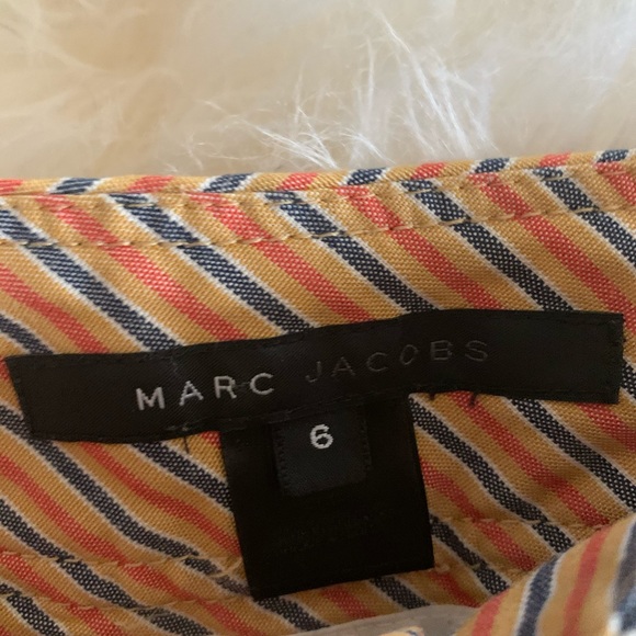 Marc Jacobs Pin Striped Crop pants Sz 6 - Picture 2 of 7